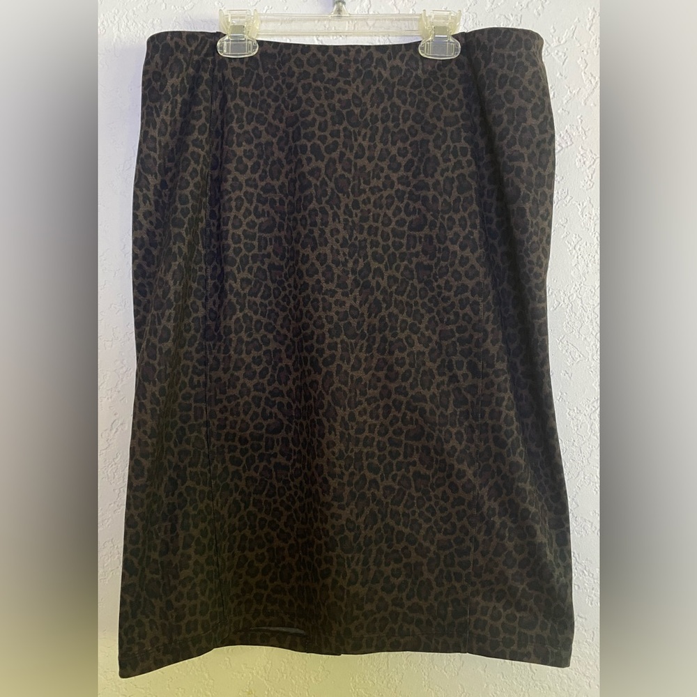Liverpool Los Angeles Leopard Pencil Skirt